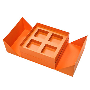 Boîte cadeau en papier rigide haut de gamme personnalisable avec logo imprimable, <span class=keywords><strong>prix</strong></span> d'usine, boîte cadeau à double porte personnalisée - Product Image 1