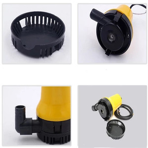 Bomba sumergible DC 12V/24V DC Bomba amarilla pequeña alimentada por energía solar Bomba inferior de cabina de lancha rápida - Product Image 6