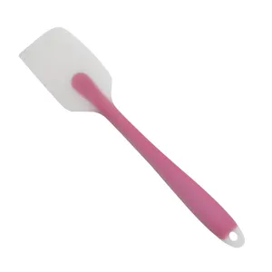 High Quality Bakeware Small Size One Piece Silicone Spatula Kitchen Silicone Rubber Scraper Pastry Equipment Baking Tools