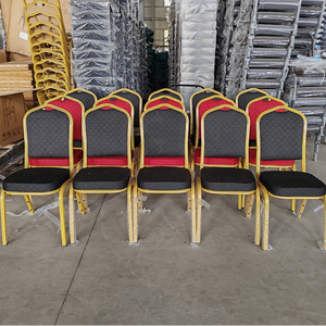 2024 Chaise de banquet d'hôtel en tissu OEM de pieds en métal de luxe de haute qualité pour <span class=keywords><strong>réception</strong></span> de <span class=keywords><strong>mariage</strong></span> - Product Image 1