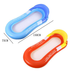 เก้าอี้ลอยน้ำสำหรับฤดูร้อน Marazual, เตียงลอยน้ำพับได้ทำจาก PVC พร้อมพนักพิงสำหรับผู้ใหญ่สำหรับงานปาร์ตี้ริมสระน้ำ - Product Image 5