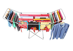 Porte-vêtements pliable en forme d'aile, support métallique domestique à forte capacité de charge, séchoir à serviettes grande surface de séchage – Vente chaude - Product Image 3