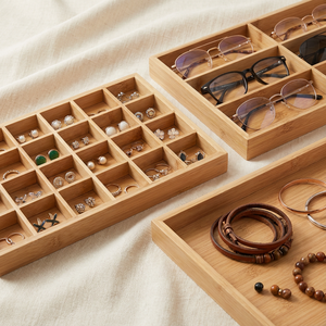 Customized Logo Cross Jewelry Trays 8 12 24 30 Sizes for Glasses Diamond Bracelets-Premium Jewelry Boxes - Product Image 2