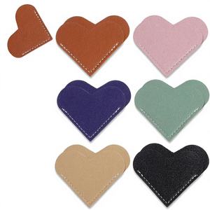 Segnalibro a Cuore in Ecopelle, Segnalibri Angolari Carini per Donne, Insegnanti, Studenti, Regali Multicolore, Cancelleria per Scuola, Ufficio, <span class=keywords><strong>Casa</strong></span> - Product Image 4