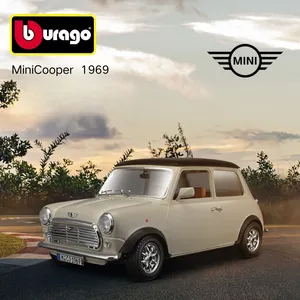 1:18 Mini Cooper alaşım simülasyon Model araba dekorasyon ve hediyeler için orijinal üretici yetkilendirme