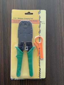 Pince multifonctionnelle à tête de cristal pour câbles de réseau Pince à dénuder et à couper les câbles de réseau à double usage - Product Image 6