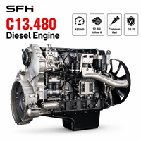 Moteur diesel SCDC SFH C13.480 12.88L 480HP avec ECU de remplacement pour FPT CURSOR 13 pour camion lourd, camion benne, camion malaxeur