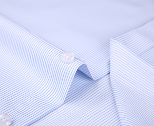 Camicie da Uomo di Alta Gamma Business Casual Slim Fit per Primavera Estate Maniche Lunghe Eleganti a Righe Abbigliamento da Lavoro per Uomini - Product Image 5
