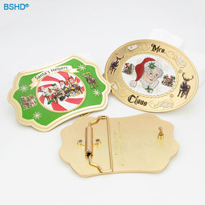 Vente <span class=keywords><strong>en</strong></span> gros d'accessoires de déguisement de Noël avec logo personnalisé français 148*106mm Boucles de ceinture <span class=keywords><strong>en</strong></span> métal <span class=keywords><strong>en</strong></span> alliage de zinc pour <span class=keywords><strong>le</strong></span> <span class=keywords><strong>père</strong></span> Noël - Product Image 2
