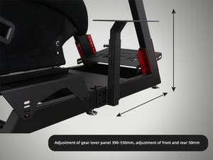 Asiento de Simulación Logitech G25 G27 <span class=keywords><strong>G29</strong></span> G920 para <span class=keywords><strong>PS4</strong></span> PS5, <span class=keywords><strong>Simulador</strong></span> de Carreras de Coches y Camiones, Cabina de Conducción ARTcockpit - Product Image 4