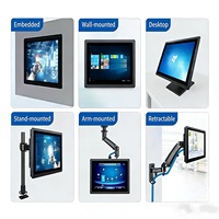 Écran d'ordinateur intégré Yingtouch 17 pouces 16:9 capacitif pour la logistique d'entrepôt, le contrôle industriel, la surveillance murale