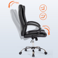 Support lombaire en cuir PVC rotatif robuste à la mode mobilier de bureau à domicile fauteuil de bureau travail ordinateur chaise de bureau