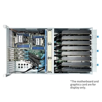 Nouvelle mode 4U Rack 4GPU 8GPU 3090 4090 cartes graphiques rendu apprentissage en profondeur châssis de serveur AI 10 serveur GPU système Barebone