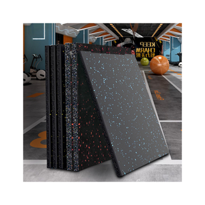 Dalle Caoutchouc Gym 1m X 1m X 25mm – Noir – Grade A Utilisé – Revêtement Sol Sport