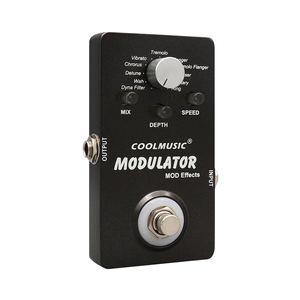 Pédale d'effets numériques pour guitare électrique et basse MOD, boîtier en acier inoxydable, True Bypass, 11 fonctions d'effets pour A-ME01 - Product Image 3