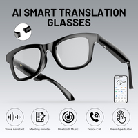 Nouvelles lunettes intelligentes IA avec cadre remplaçable, traduction en temps réel, double microphone et fonction vocale