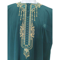 Ropa musulmana tradicional transpirable de poliéster de alta calidad de Thobe modesto de estilo marroquí elegante para hombre para novedad de verano
