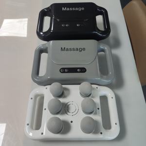 Drahtlose <span class=keywords><strong>6</strong></span>-Kopf-Faszienpistole für Hochfrequenz-Vibrations-Körpermassage-Nacken <span class=keywords><strong>massage</strong></span> gerät zur Muskel entspannung im Taillen beinarm - Product Image 5