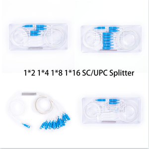 Divisor PLC FTTH SC UPC 1*2 1*4 1*8 1*16, Divisor de Fibra Óptica en Tubo de Acero - Product Image 2