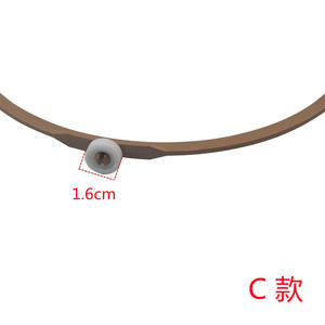 Plato Giratorio de Vidrio para Horno Microondas, 22.3cm de Diámetro Exterior, Plástico Resistente, Uso Doméstico - Product Image 4