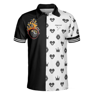 Logo personnalisé vierge Sublimation impression piscine Jersey T-Shirt équipe de billard homme chemises de haute qualité hommes billard Gym <span class=keywords><strong>Polo</strong></span> Shirt - Product Image 3