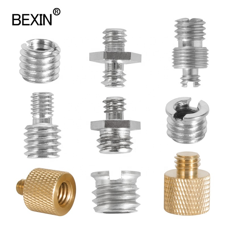 BEXIN Rapide Élargir Haute Precision1/4 en métal Vis À Tête Plate vis Caché adaptateur de filetage Vis de Caméra