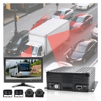 Système DVR 4G GPS AHD 1080P 4/8 canaux, caméra de recul 8 canaux, caméra de tableau de bord 360 degrés pour camion et bus