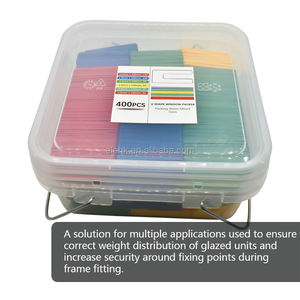 ELEHK 400 Pezzi Assortiti di Spessori/Supporti/Cunei a U in Plastica per Finestre - 35*75mm*1/1.5/3.2/5/6.4/10MM - Product Image 5