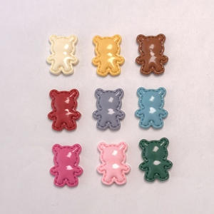 100 Stück Niedliche Mini-Bären Flache Rückseite Harz-Cabochons Scrapbooking DIY Schmuck Bastelzubehör Dekoration - Product Image 2