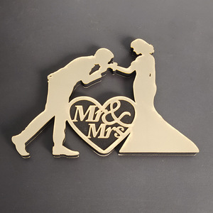 Vendita calda 3D DIY creativo specchio acrilico simbolo <span class=keywords><strong>adesivi</strong></span> da parete per abbigliamento matrimoni saloni di parrucchiere negozi di scarpe forbici coltelli - Product Image 1