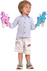 Pistola de Burbujas Unicornio con Luz y Sonido y Botellas de Solución para Burbujas, Juguete Divertido para Niños, Juego al Aire Libre, Regalo de Verano para Niñas y Niños - Product Image 4
