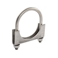 Colliers de serrage en acier doux de haute qualité pour échappement, type U, en fer, 98mm, 100mm, 102mm, avec les meilleures ventes actuelles
