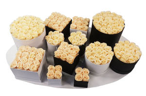 All'ingrosso regalo di fiori lunga durata naturale reale eterno immortale arredamento secco per sempre eterno conservato rosa in scatola - Product Image 4