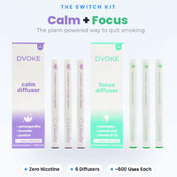 Puffy Air 2400 utilise un diffuseur de plantes 4-en-1 sans nicotine amélioré avec brume pour la détoxification du foie, le sommeil et un regain d'énergie quotidien