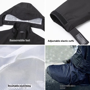 <span class=keywords><strong>Chubasquero</strong></span> <span class=keywords><strong>profesional</strong></span> para motocicleta y <span class=keywords><strong>ciclismo</strong></span> para hombres, impermeable, tipo dividido, talla XL para jinetes para llevar - Product Image 5