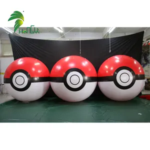 Top Selling Hongyi Inflatable intelligent ball Animal Cartoon Inflatable Pocket Poke Ball Toy For Sale