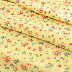 Tela de tejido fino con estampado Floral, Jersey elástico de punto, para coser vestidos o Tops de verano - Product Image 3
