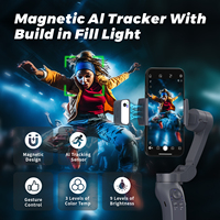 L7Bpro Stabilisateur portable pliable 3-en-1 pour téléphone portable, charge utile 280g, perche à selfie intelligente et trépied – Meilleures ventes