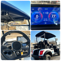 Voiturette de golf 2 places Quad électrique pour les voyages sur route et les excursions touristiques 3500W 5000W
