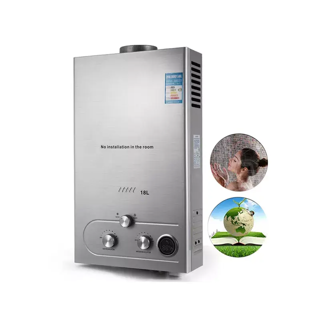 VEVOR 18L Portable Propane Gas Tankless Instant LPG Water Heater With Shower Kit for Outdoor Camping