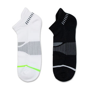 Kaus kaki olahraga katun pria kaus kaki lari ukuran remaja menyerap keringat Logo kustom olahraga rajutan untuk musim semi - Product Image 6