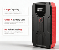 Démarreur d'urgence pour voiture, alimentation embarquée, booster de batterie 12V, kit de secours, éclairage, batterie externe FCC