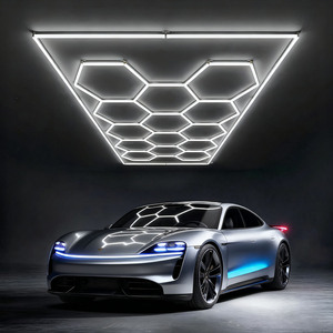 Lumières de Travail pour Lavage Auto, Inspection et Détailing, Éclairage de <span class=keywords><strong>Garage</strong></span> <span class=keywords><strong>LED</strong></span> en Nid d'Abeille Hexagonal, Lampes et Luminaires - Product Image 1