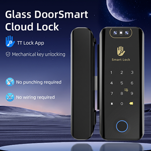 New Intelligent Remote Control Smart Fingerprint Password IC Card Smart Lock for Glass Wooden <strong>Door</strong> - Product Image 2