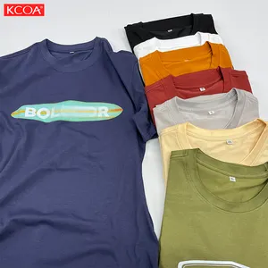 T-shirt personnalisé en coton de haute qualité pour hommes Streetwear T-shirts lourds oversize impression T-shirts pour hommes