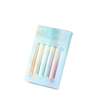 Nouveaux surligneurs de couleur dégradée, lot de 6, surligneurs <span class=keywords><strong>pastel</strong></span> doux pour les yeux, pour les étudiants, les journaux et le bureau - Product Image 5