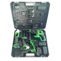 Ensemble d'outils électriques vente en gros professionnel 18v sans balai perceuse marteau batterie 1 jeu 4 en 1 perceuse sans fil outils électriques ensemble combiné