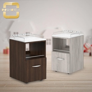 Carrito de estudio cosmético de <span class=keywords><strong>belleza</strong></span>, carro de clínica estética, carro de esteticistas para Carro de color blanco con ruedas - Product Image 5