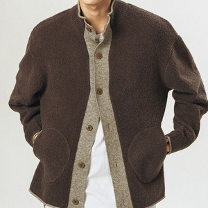 Clothing Manufacturers Custom Men's Sweaters Winter Knitted Casual Cardigan Men Sweater - Product Image 2