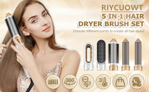 High Quality Low Price 5-in-1 Ionic Electric Hair Dryer with <strong>Suitcase</strong> Design Multiple Color Options for Household Use - Product Image 3